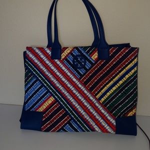 Tory burch diagonal quilted ella